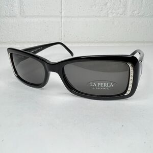 La Perla Sunglasses SPE 078S 54 V21 Black‎ Frame Black Gradient H1717